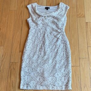 Floral Lace Dress Sequin Lacy Dress